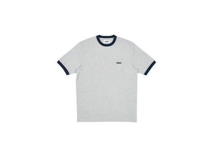 Palace Heavy Ringer T-shirt Grey Marl/Black