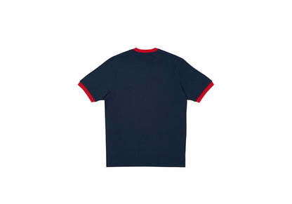 Palace Heavy Ringer T-shirt Navy/Red