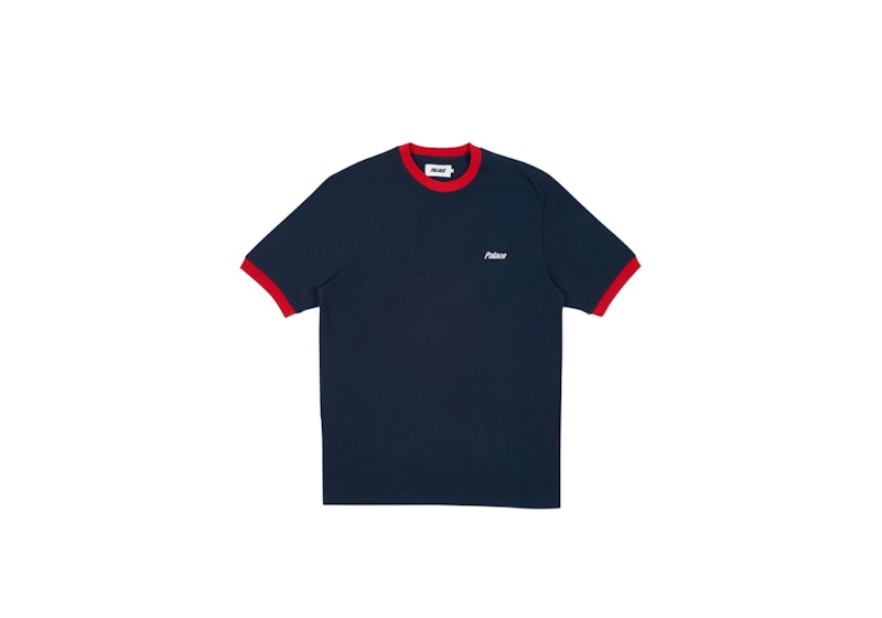 Palace Heavy Ringer T-shirt Navy/Red