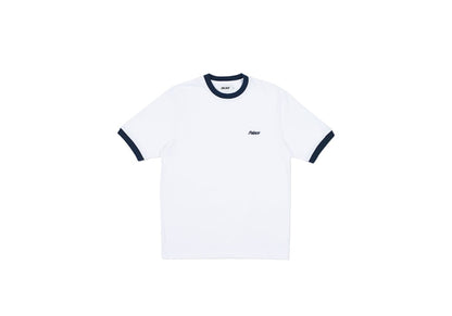 Palace Heavy Ringer T-shirt White/Black