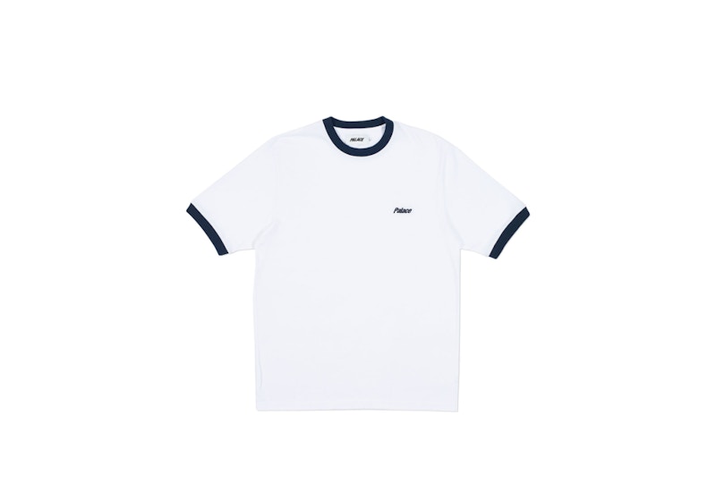 Palace Heavy Ringer T-shirt White/Black