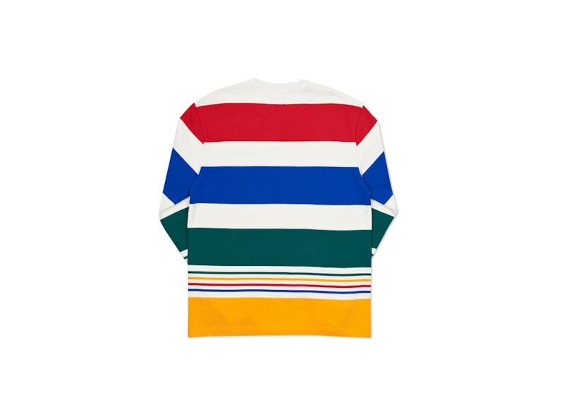 Palace Heavy Stripe L/S T-shirt White/Multi