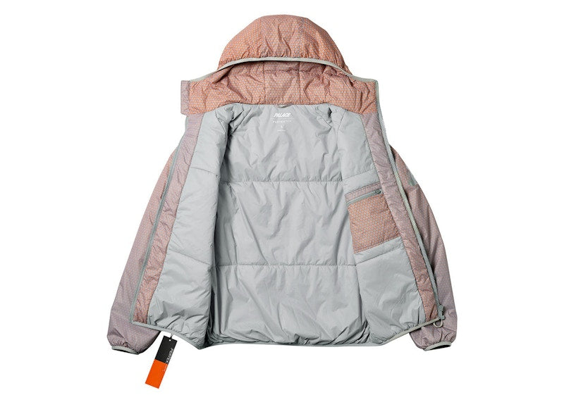 Palace Hexagon Pertex Quilted Jacket Grey