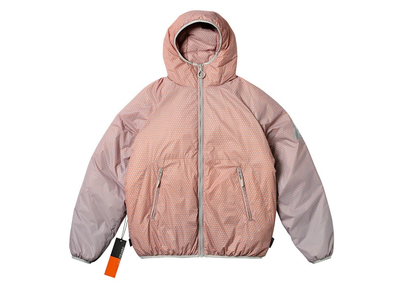 Palace Hexagon Pertex Quilted Jacket Grey