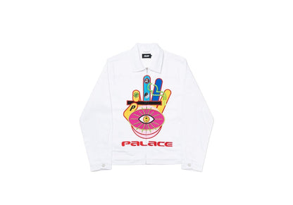 Palace Hippy Cig Jacket White