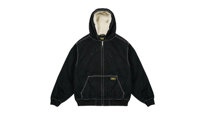 Palace Hooded Sherp Jacket Black Stone Wash