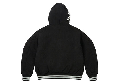 Palace Hooded Varsity Jacket Black
