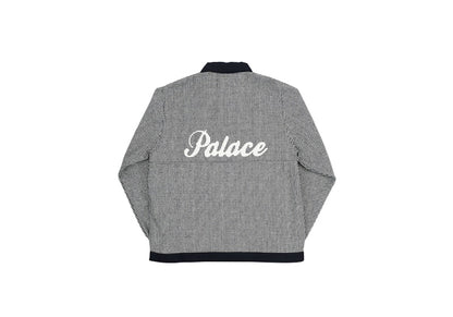 Palace Hound Zip Shirt Houndstooth Black/White
