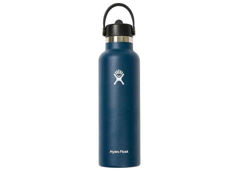 Palace Hydro Flask 21 Oz Standard Mouth With Flex Straw Cap Navy