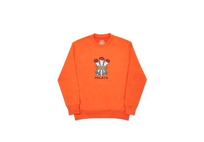 Palace Ich Bun Crew Dark Orange