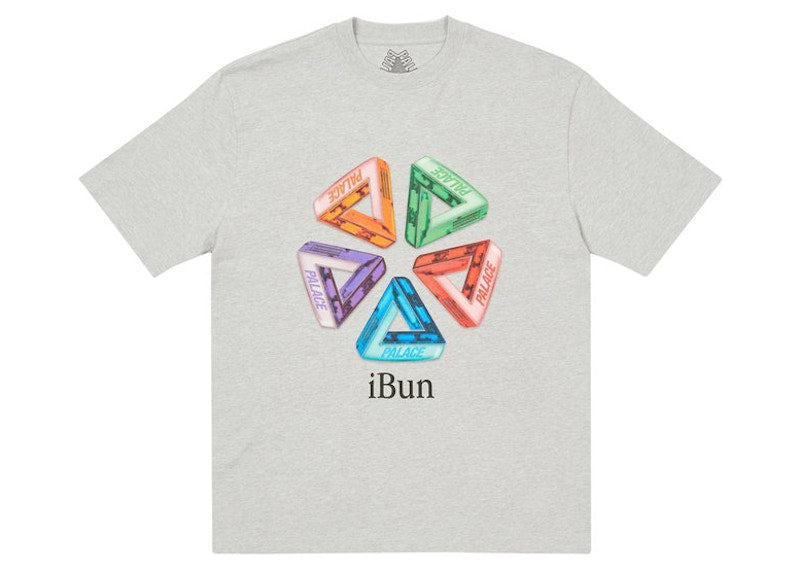 Palace Ich Bun T-shirt Grey Marl