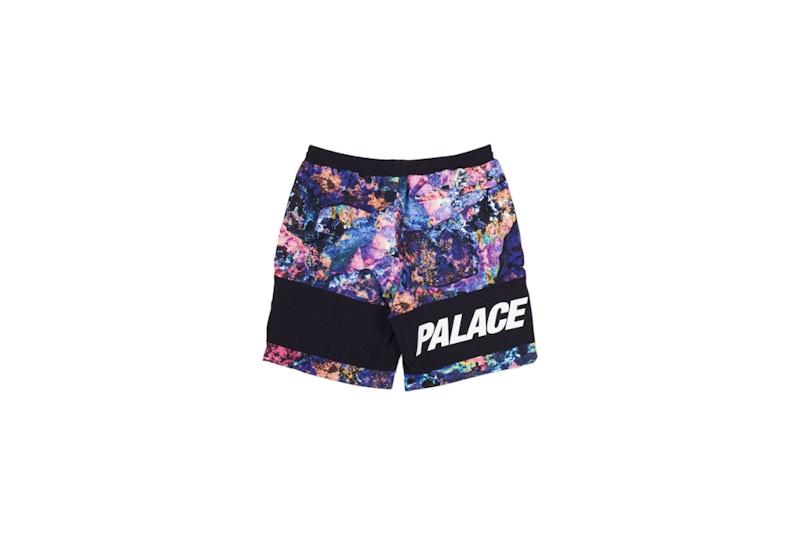 Palace Iments Shell Shorts Black/Purple