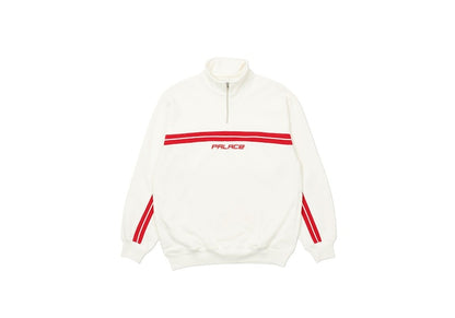 Palace Insert 1/4 Zip White