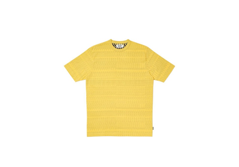 Palace Inside Watch The Ride T-shirt Yellow/Navy