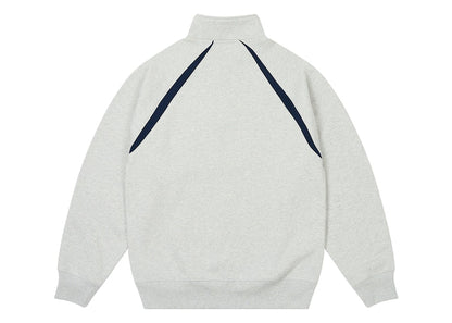 Palace International 1/4 Zip Grey Marl