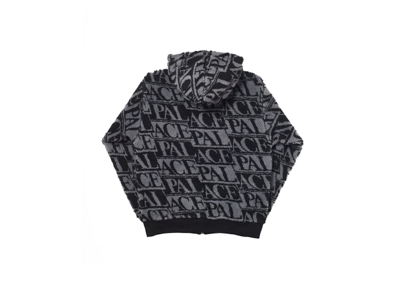 Palace J-Ard Fleece Jacket Black/Grey