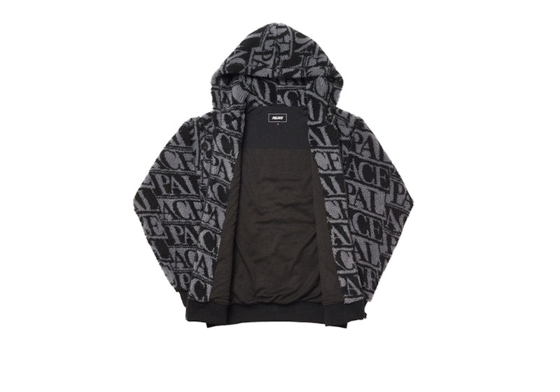 Palace J-Ard Fleece Jacket Black/Grey