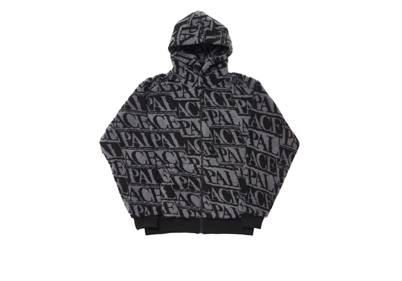 Palace J-Ard Fleece Jacket Black/Grey