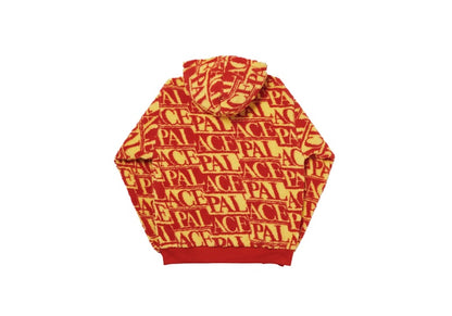 Palace J-Ard Fleece Jacket Red/Yellow