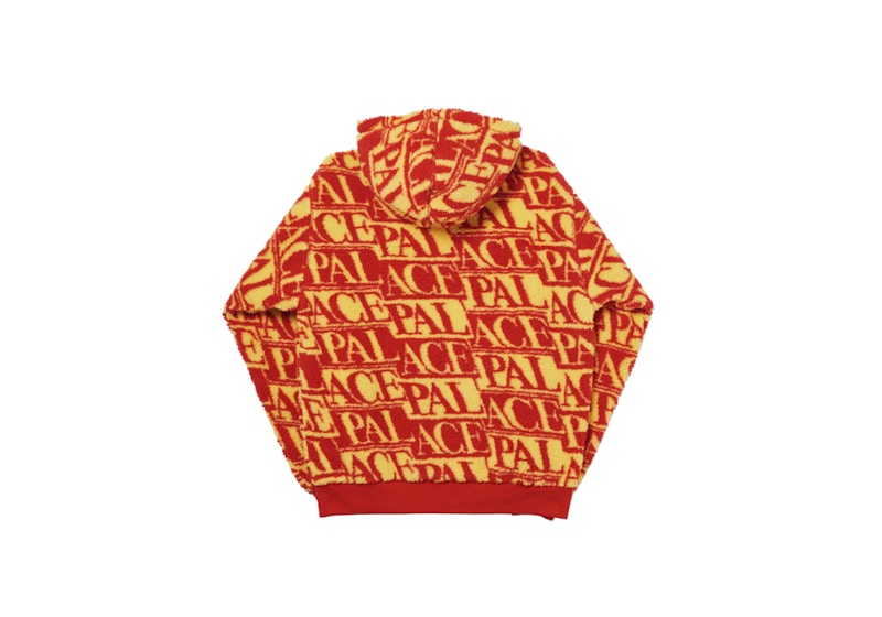 Palace J-Ard Fleece Jacket Red/Yellow