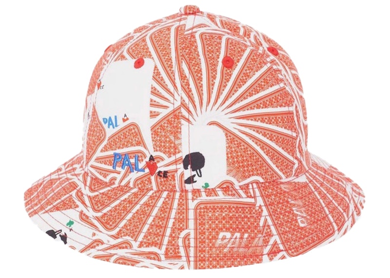 Palace JCDC Cards Bucket Hat Red