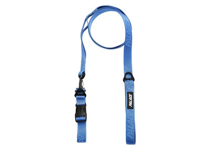 Palace Jacquard Logo Dog Collar Lead Blue