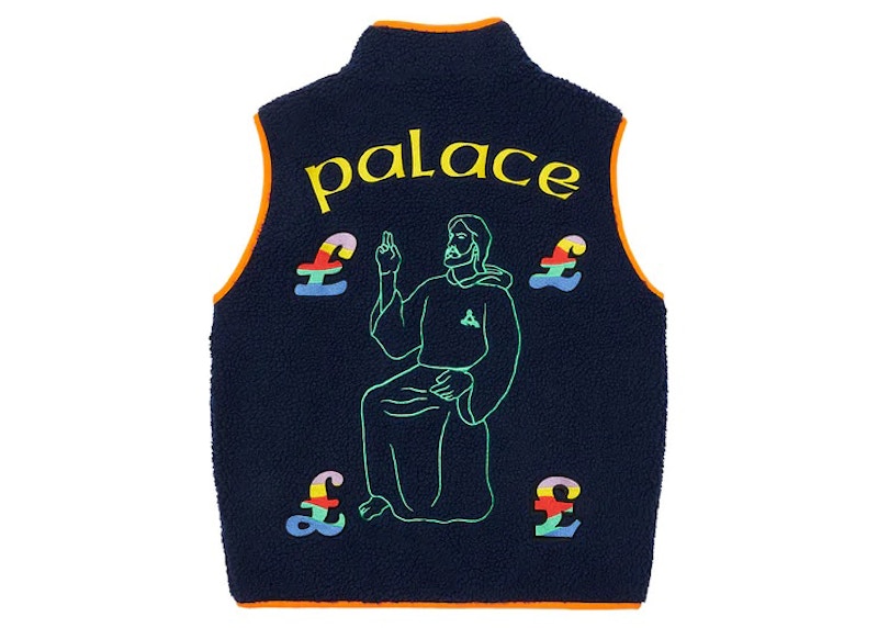 Palace Jesus Gilet Navy