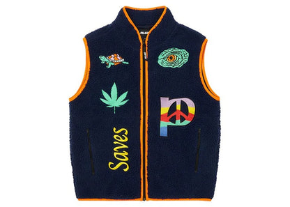 Palace Jesus Gilet Navy