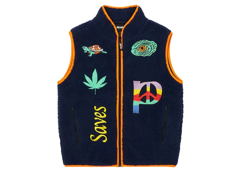 Palace Jesus Gilet Navy
