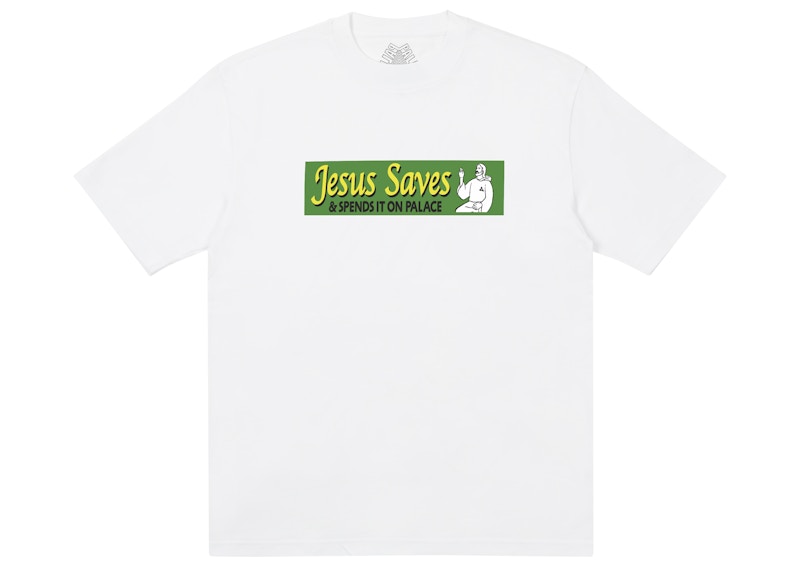 Palace Jesus Saves T-shirt White