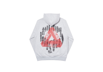 Palace Jheeze Hood Grey Marl