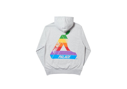 Palace Jobsworth Hood Grey Marl