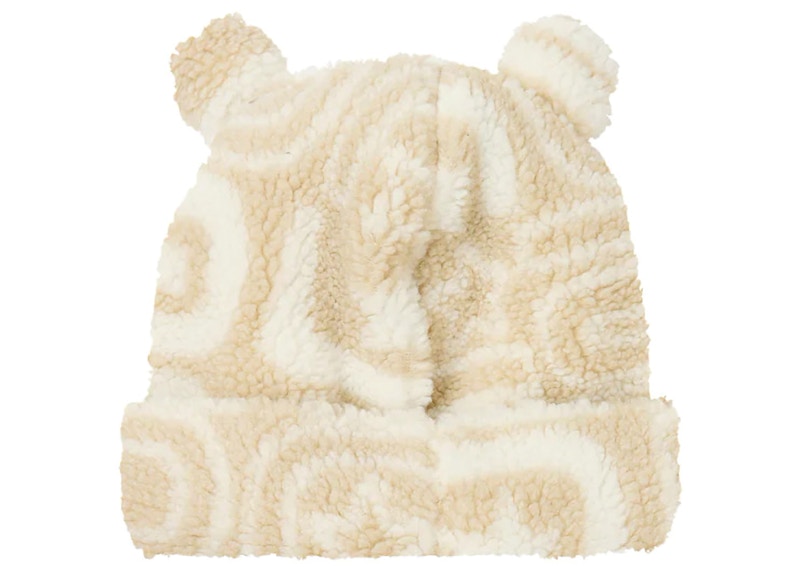 Palace Joyrex Fleece Ears Beanie Stone