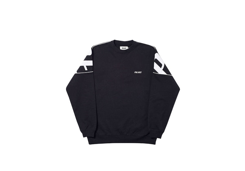 Palace Jumbo Drop Crew Black