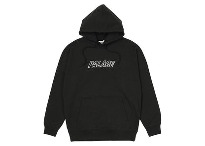 Palace Jumbo Tri-Ferg Drop Shoulder Hood Black