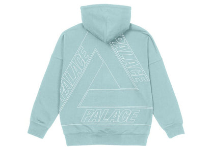 Palace Jumbo Tri-Ferg Drop Shoulder Hood Green