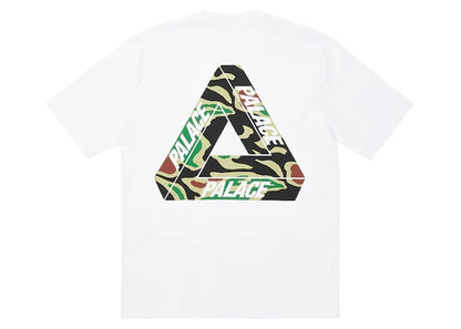 Palace Jungle Camo Tri-Ferg T-Shirt White