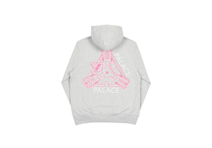 Palace K Head Hood Grey Marl