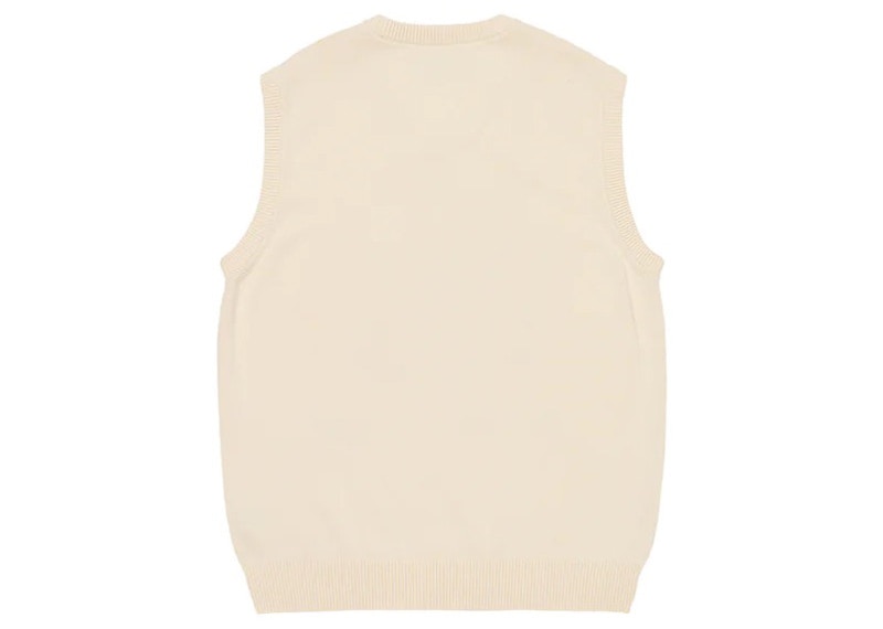 Palace Kawaii Vest Knit Soft White