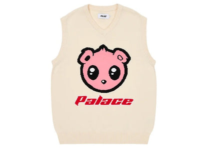 Palace Kawaii Vest Knit Soft White