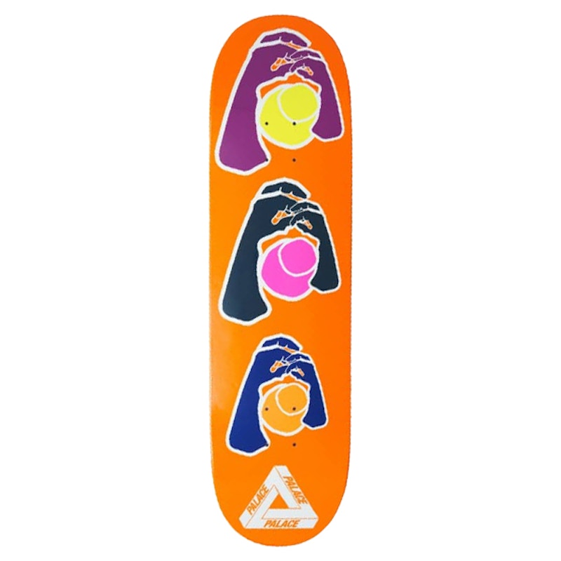 Palace Knight Skateboard Deck Orange