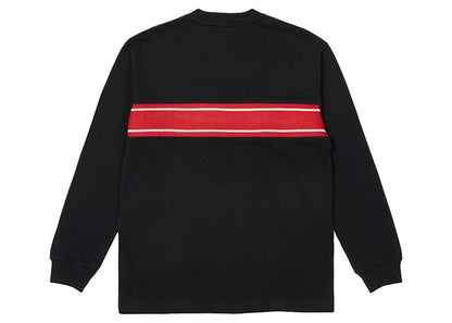 Palace Knit Block L/S Tee Black