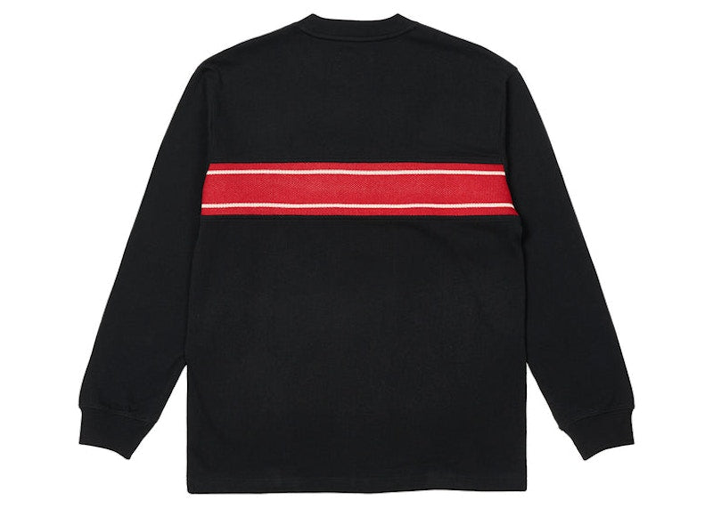 Palace Knit Block L/S Tee Black