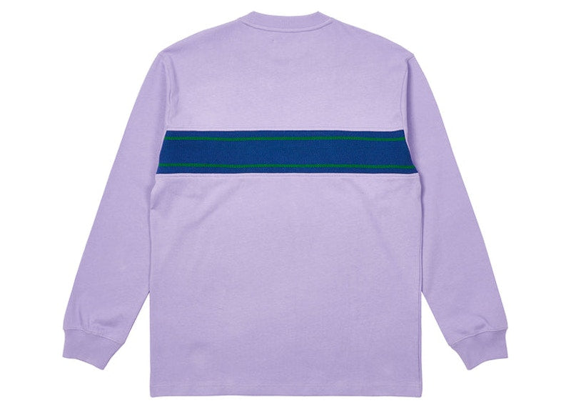 Palace Knit Block L/S Tee Violet