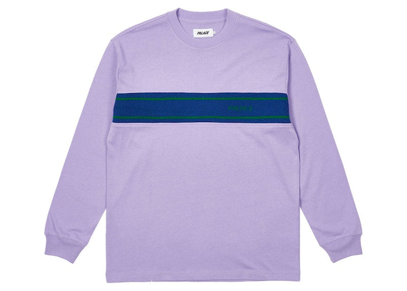 Palace Knit Block L/S Tee Violet