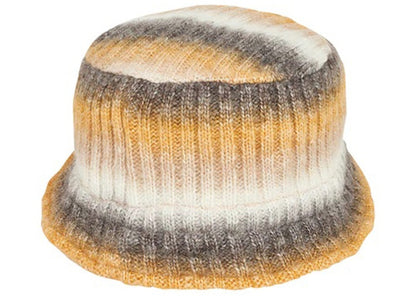 Palace Knitted Bucket Hat Brown