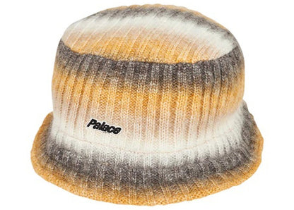 Palace Knitted Bucket Hat Brown