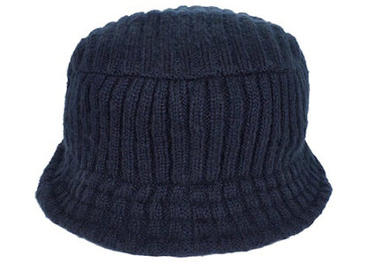 Palace Knitted Bucket Hat Navy