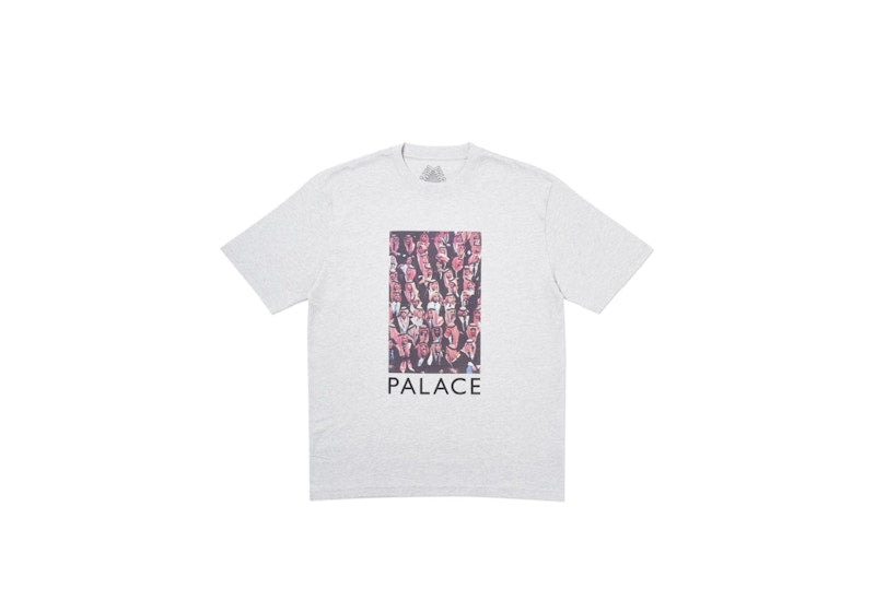 Palace Large Up T-shirt Grey Marl