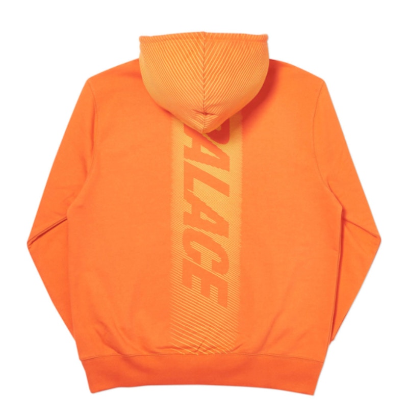 Palace Laser Lines Hood Orange